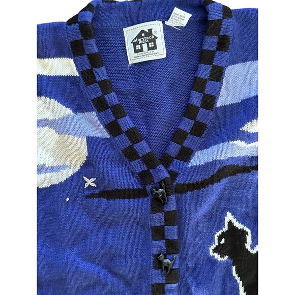 Storybook Knits Women Button Down Halloween Christmas Cardigan Plus Size 3X - Picture 5 of 8